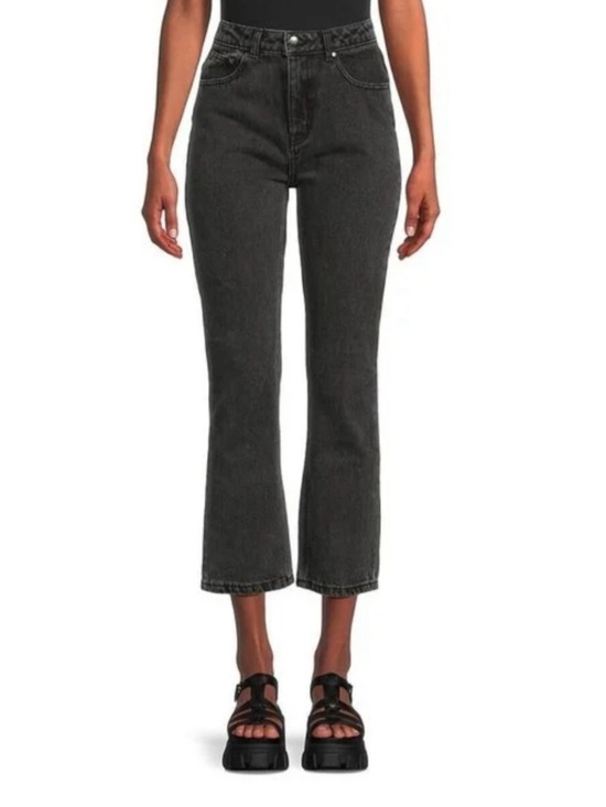 Roberto Cavalli Denim - NWT Roberto Cavalli Class Black Wash High Rise Straight Leg Jeans